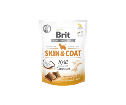 brit functional snack krill enriched with coconut przysmaki dla shih tzu